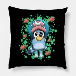 bluey funny cute Pillow