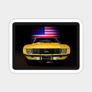 1969 Camaro SS  American Muscle Magnet