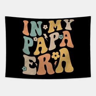Retro Groovy In My Papa Era Father's Day Tapestry