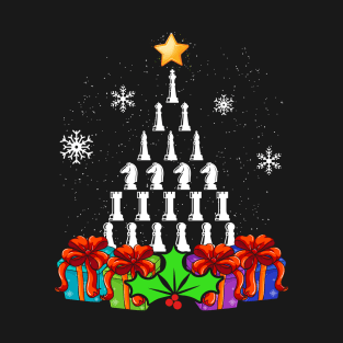 Funny Chess Christmas Tree Decor Gift Xmas Men Women T-Shirt