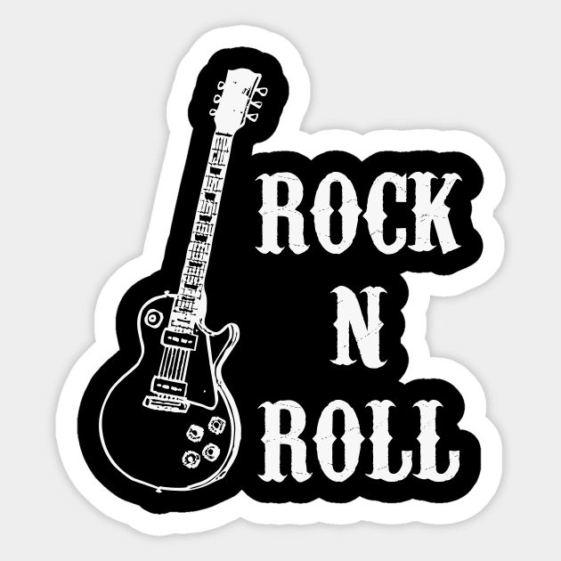 rock n roll - Rock Music Lover - Sticker