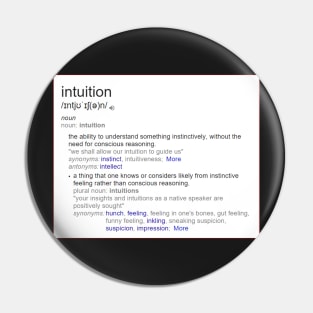 What is intuition ? Pin