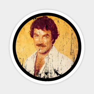 Cool Pose Tom Selleck Vintage Magnet