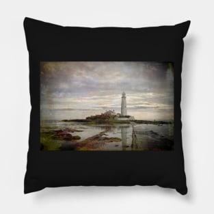 Artistic St Mary's Island Pillow