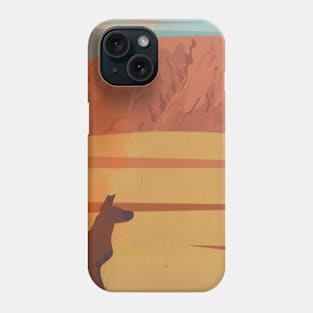 Australia vintage retro travel poster Phone Case