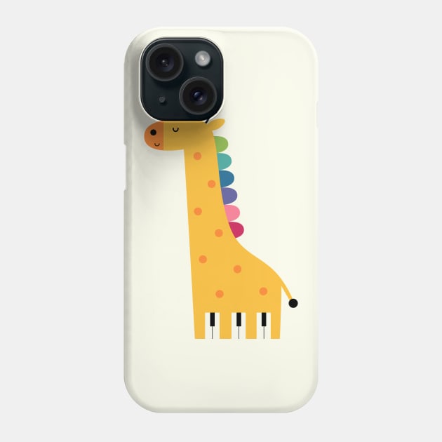 Giraffe Piano Phone Case by AndyWestface