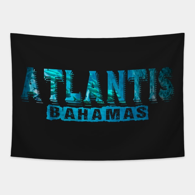 Atlantis Bahamas Tapestry by albaley