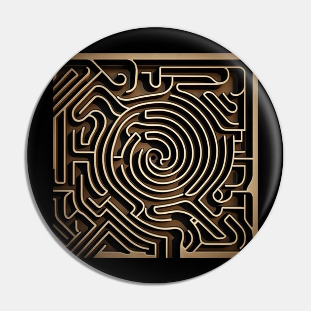 "The Dark and Twisty Labyrinth" Pin by Kamran Sharjeel