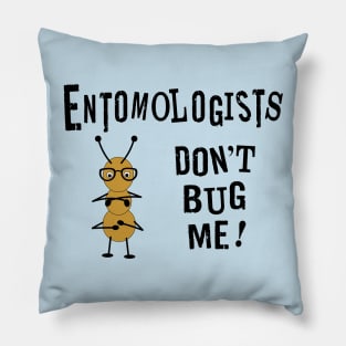 Entomologists Bug Pillow