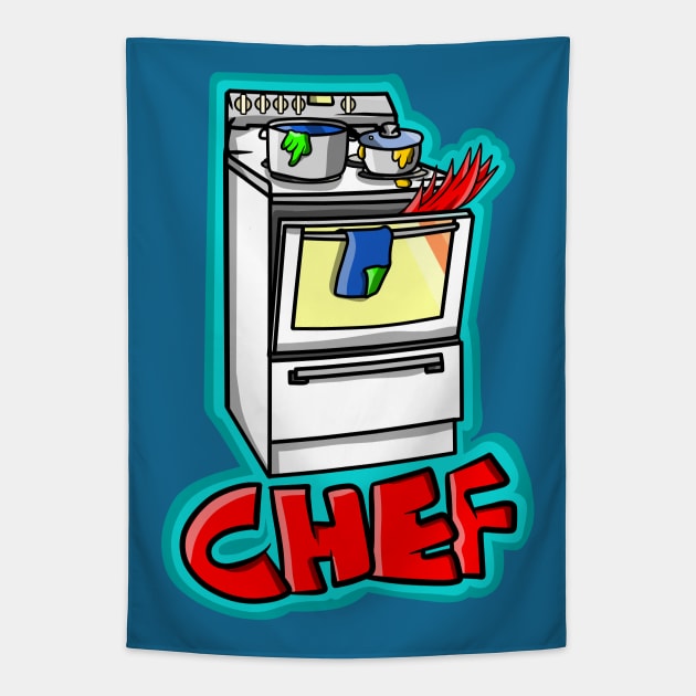 Bad Cook Tapestry by mailboxdisco