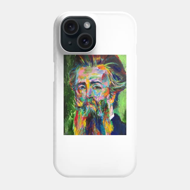 HERMAN MELVILLE acrylic portrait .1 Phone Case by lautir