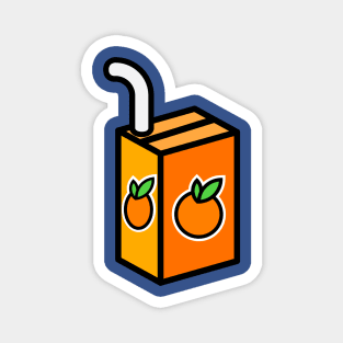 Orange Fruit Box Magnet