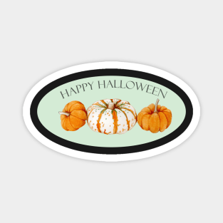 Happy Halloween Pumpkins Magnet