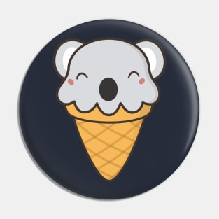 Scrumptious Kawaii Cute Koala Ice Cream Pin