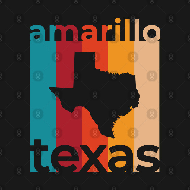 Discover Amarillo Texas Retro - Amarillo - T-Shirt