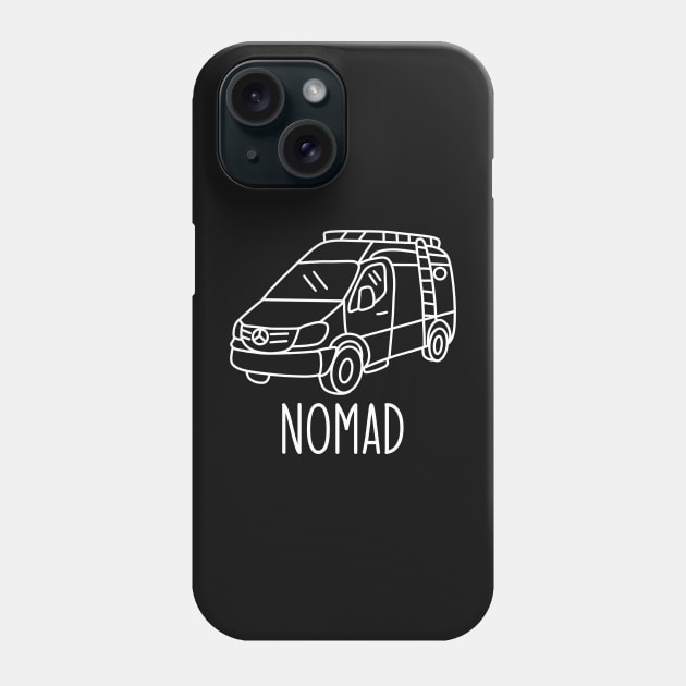 Nomad minimal van conversion Phone Case by Tofuvanman