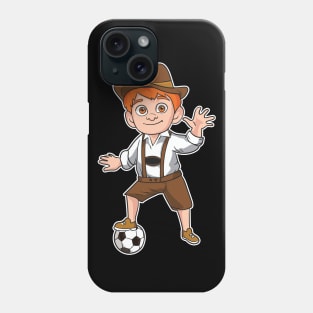 German Soccer Boy Germany Oktoberfest Futbol Phone Case