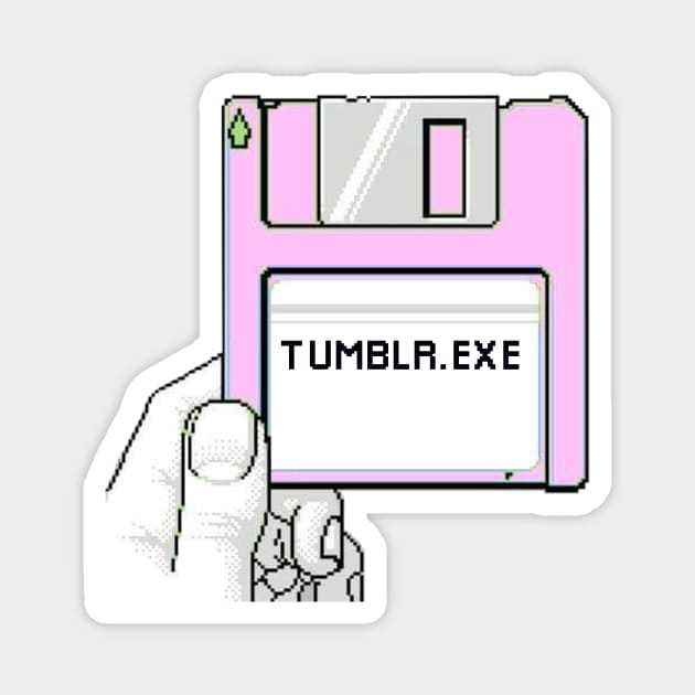 TUMBLR.EXE Magnet by MysticTimeline