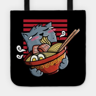 Ramen and a cute Cat Tote