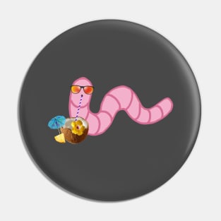 worm (vacation) Pin