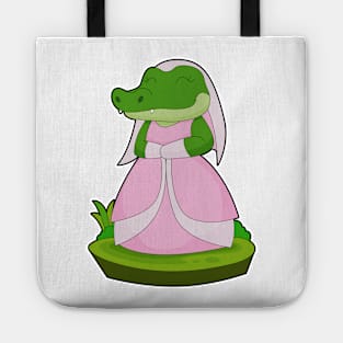 Crocodile Bride Veil Wedding Tote