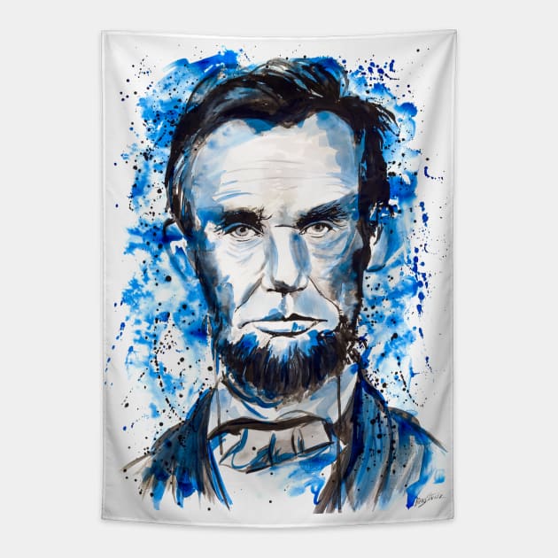 Abraham Lincoln Tapestry by beaugeste2280@yahoo.com