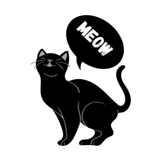 Cute cat meow T-Shirt