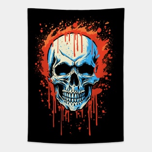 Splatter Skull Tapestry