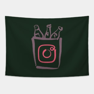 Bucket Beer and instagram Tapestry