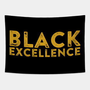 Black Excellence Gold | African American | Black Lives Tapestry