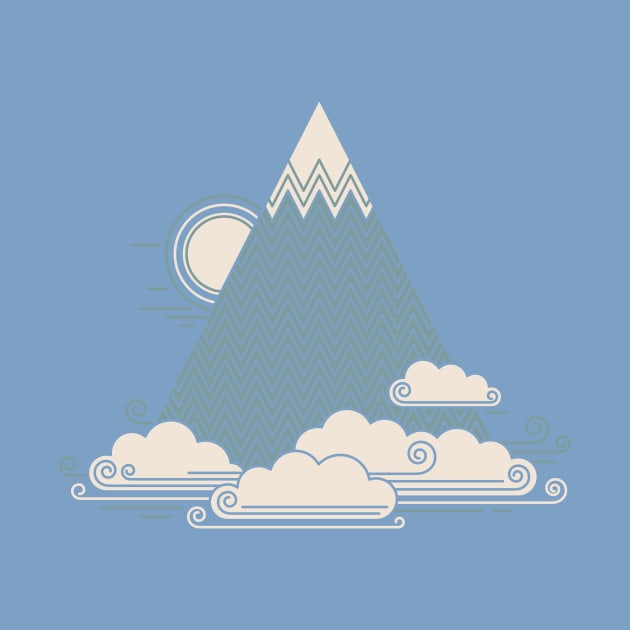 Cloud Mountain by Thepapercrane