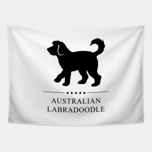 Australian Labradoodle Black Silhouette Tapestry