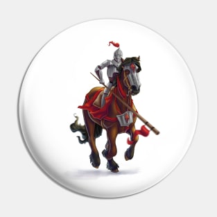 Red Knight Pin