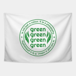 Green Philosophy Tapestry