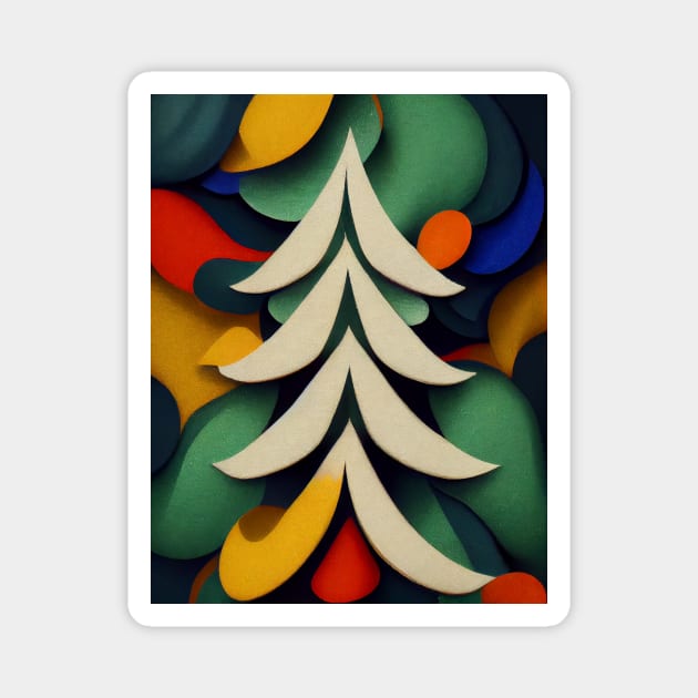 christmas tree indoor Magnet by yangho