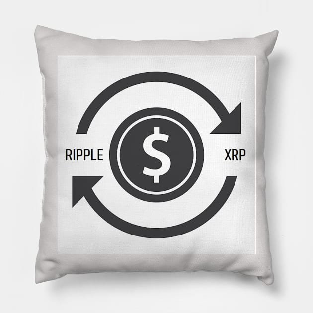 Faster, Cheaper, Safer...XRP Pillow by DigitalNomadInvestor