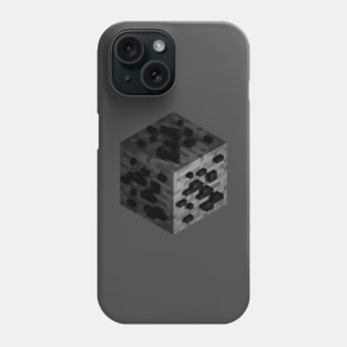 Block Charcoal Ore 3D Phone Case