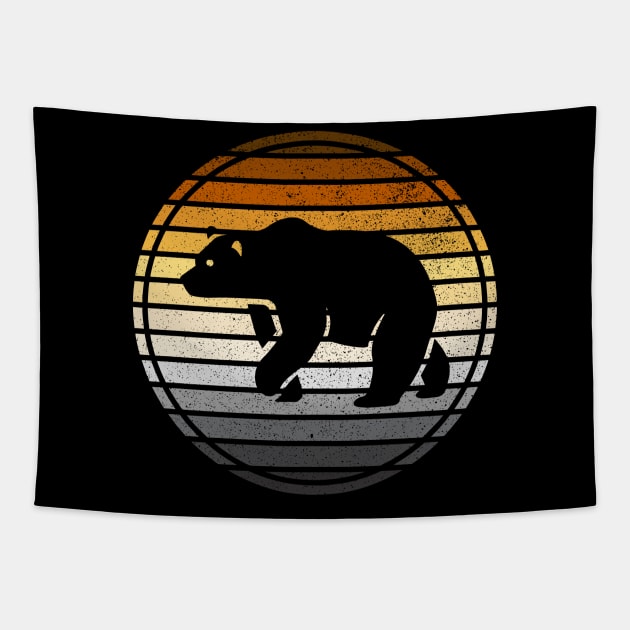 Gay Bear Pride Horizon Silhouette Tapestry by Muzehack