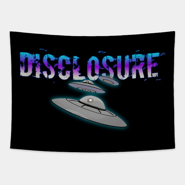 UFO t-shirt designs Tapestry by Coreoceanart