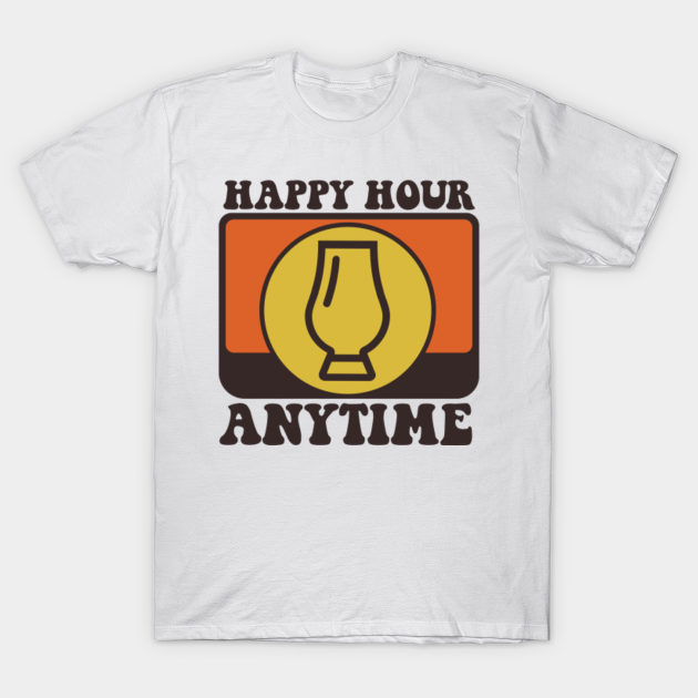 Discover Scotch whisky happy hour anytime 70s retro - Scotch Whisky Retro 70s - T-Shirt