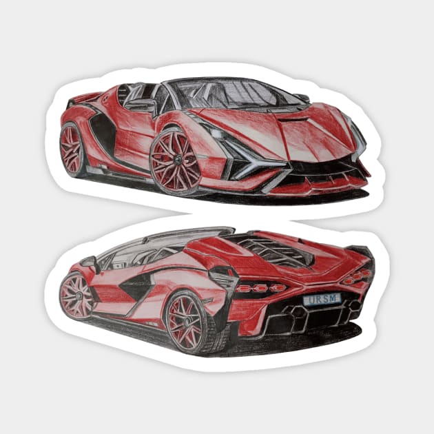 Lamborghini Magnet by An.D.L.