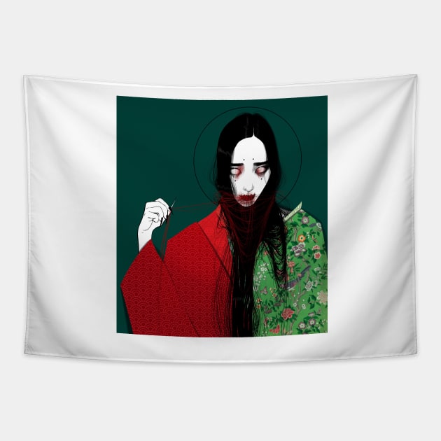 Yurei XLXXXIII Tapestry by MaliceGhoul