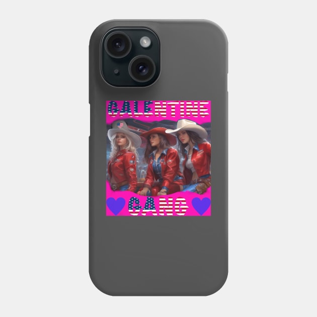 Galentines gang American party girls Phone Case by sailorsam1805
