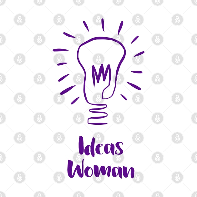 Ideas Woman - Purple by sallycummingsdesigns