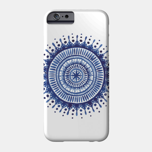 Mandala Watercolor Painting Mandala Phone Case Teepublic