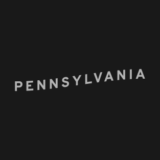 Pennsylvania Typography T-Shirt