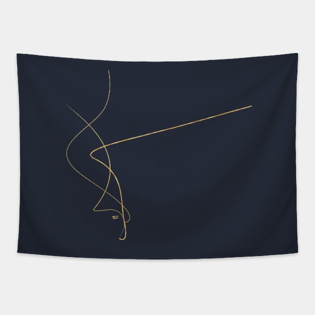 Kintsugi 2 #art #decor #buyart #japanese #gold #white #kirovair #design Tapestry by Kirovair