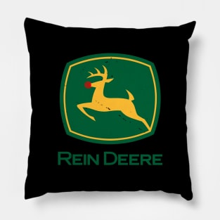 Christmas Rudolph Inspired Xmas Logo Parody Pillow