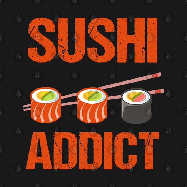 Sushi Gift Design Japanese Sashimi Anime Sushi Print by Linco