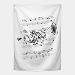 Trumpet Player Trumpeter Brass Musician Tapestry